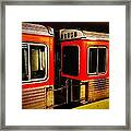 Philadelphia - Subway Train 1 Framed Print