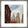 Philly Old And New Framed Print