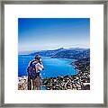 Photographer Inspired By Beauty Framed Print