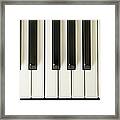 Piano Keys Framed Print
