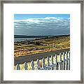 Picket Fence - Chambers Bay Golf Course Framed Print