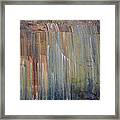 Pictured Rocks Abstract Framed Print