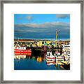 Picturesque Harbour Framed Print