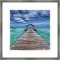 Pier To Paradise Framed Print