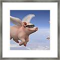 Pigs Fly Framed Print