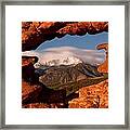 Pikes Peak Framed Framed Print