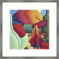 Pilgrimage To The Sacred Mountain 3 Framed Print