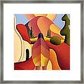 Pilgrimage To The Sacred Mountain Framed Print