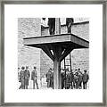 Pillory And Whipping Post, 1880s Framed Print