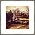 Pine Creek Mill Framed Print