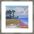 Pine Island Beach Framed Print