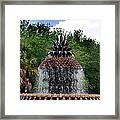 Pineapple Fountain Framed Print