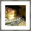Pineapple Perfection Cake Framed Print