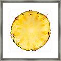 Pineapple Slice Framed Print