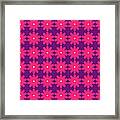 Pink And Purple Flowers Framed Print