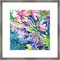 Pink Lavatera Profusion Framed Print