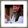 Pirate Shantyman Framed Print