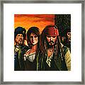 Pirates Of The Caribbean Framed Print