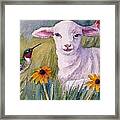 Pissaro And The Lamb Framed Print