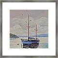 Pittwater Calm Framed Print