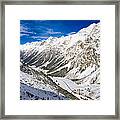 Pitztal Valley Tyrol Austria Framed Print