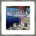 Pizzeria With View Framed Print