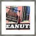 Planters Peanut Center Framed Print