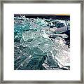 Plate Ice Framed Print