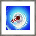 Plymouth Hoe Tiny Planet Framed Print