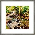 Pocantica River Rapids Framed Print