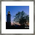 Point Gratiot Lighthouse, Ny Framed Print