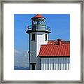 Point Robinson Light House Framed Print