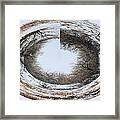 Polar Swirl Framed Print