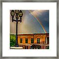 Police At The End Of The Rainbow Framed Print