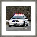 Police Escort Framed Print