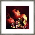 Pomegranates Framed Print