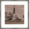 Pompano Beach Lighthouse Framed Print