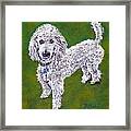 Poodle Pal Framed Print