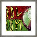 Pool Room Sign Abstract Framed Print