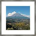 Popocatepetl Volcano Framed Print