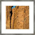 Portal Through Stone Framed Print