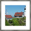 Portland, Maine, Lighthouse Famous Framed Print