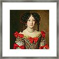 Portrait Of A Woman Framed Print