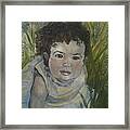 Portrait Of Alexandra Rose Framed Print