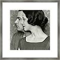 Portrait Of Alfred Lunt And Lynn Fontanne Framed Print