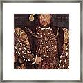 Portrait Of King Henryviii Framed Print