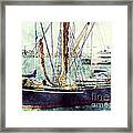 Portsmouth Harbour Boats Framed Print