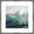 Portuguese Sea Surf Framed Print