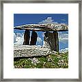 Poulnaborne Dolman The Burren Ireland Framed Print