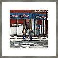 Poutine Lafleur On Wellington Framed Print